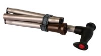 Hůl skládací dural. HS 01 - ČERNÁ, nastav.83-95cm, složená: 30cm (ks)
