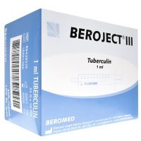 Tuberkulinka BEROJECT, 1ml, bez jehly, Luer/100ks (balení)