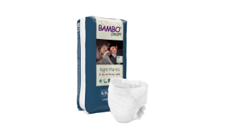 BAMBO DREAMY NIGHT PANTS 8-15 let UNISEX, 35-50 kg, 10 ks (taška)