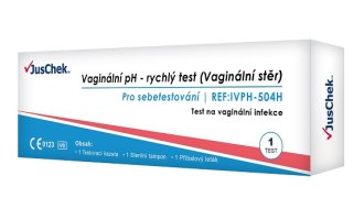 JusChek Vaginální pH rychlý test 1ks (ks)