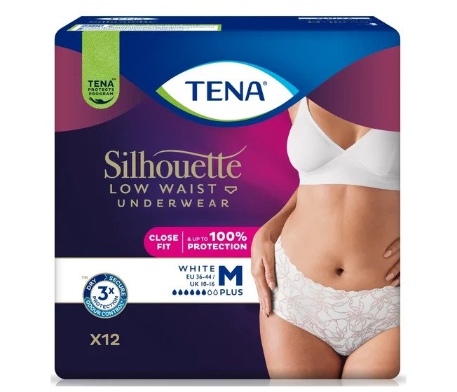 TENA Silhouette Plus Low Waist White M 12ks (balení)