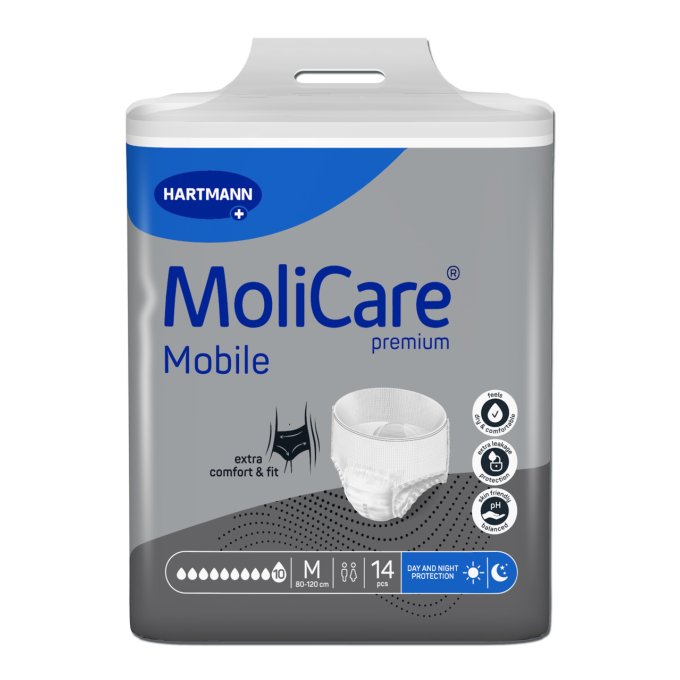 MoliCare MOBILE 10 kapek M 14ks (karton)