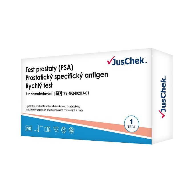 JusChek Test prostaty (PSA) prostatický specifický antigen 1ks (ks)