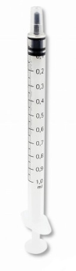 Tuberkulinka BEROJECT, 1ml, bez jehly, Luer/100ks (balení)