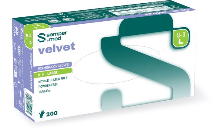 Rukavice Sempermed Velvet L (balení)