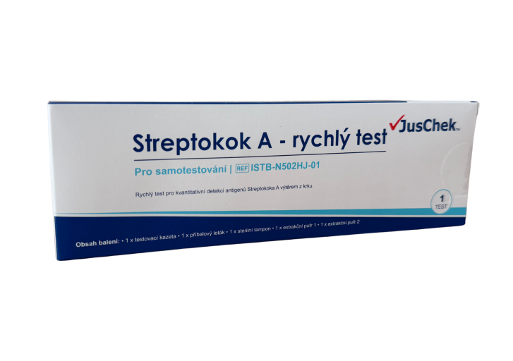 Streptokok A JusChek- rychlý test 1ks (ks)