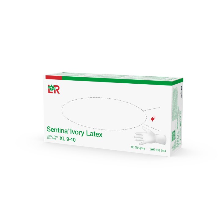 Rukavice Sentina Ivory latex XL nepudr.  (karton)