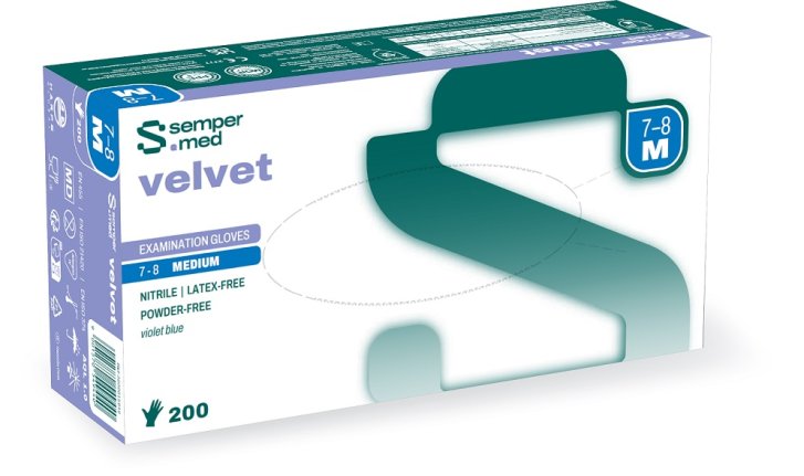 Rukavice Sempermed Velvet M (balení)