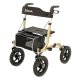 Chodítko čtyřkolové terénní, nosnost 120kg, barva: CHAMPAGNE (ks)