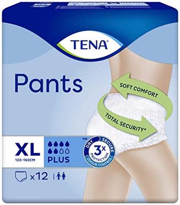 TENA Pants Plus X-Large 12ks navlékací k. ConfioFit 