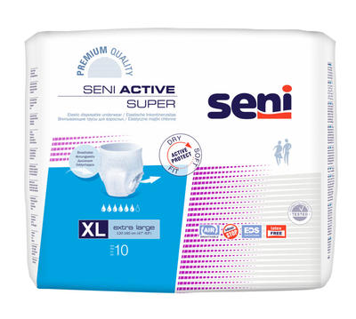 Seni Active SUPER Extra Large 10ks navlékací k., REF 5514 modré 