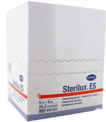 Sterilux ES ster.  5x5cm - 25x2ks  - 1