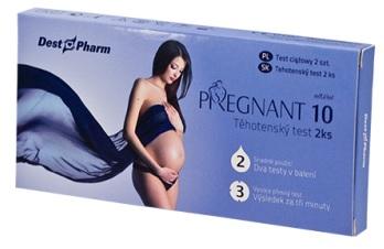 Těhotenský test PREGNANT 10/2ks (citlivost 10)  - 1