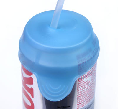 Tenura - víčko na nápoje, modré, průměr 6 a 8cm, 2ks  - 3