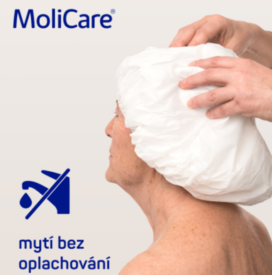 MoliCare Skin Čepice se šamponem a kondicionérem 1ks  - 3