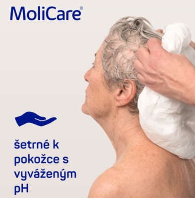 MoliCare Skin Čepice se šamponem a kondicionérem 1ks  - 4